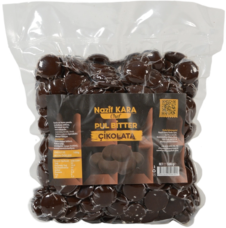 Pul Çikolata Bitter 500 GR