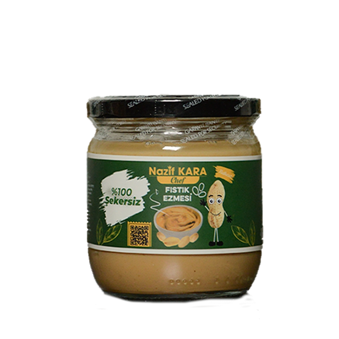 Şekersiz Fıstık Ezmesi 350 GR